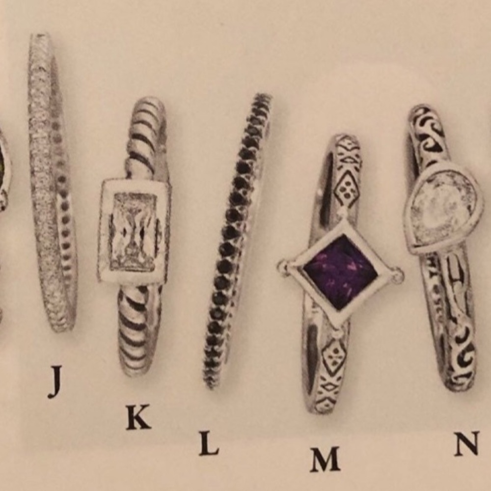 Silpada Sterling Silver Exquisite Stack Ring R293… - image 4